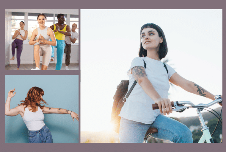 Lessen stress by getting in some gentle exercise: hit the gym, ride your bike, or try a dance class with a friend
