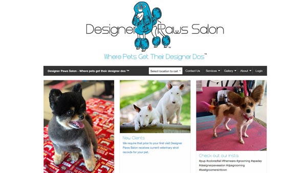 designer paws salon