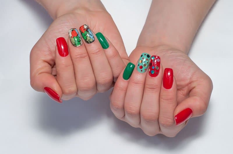 christmas nails