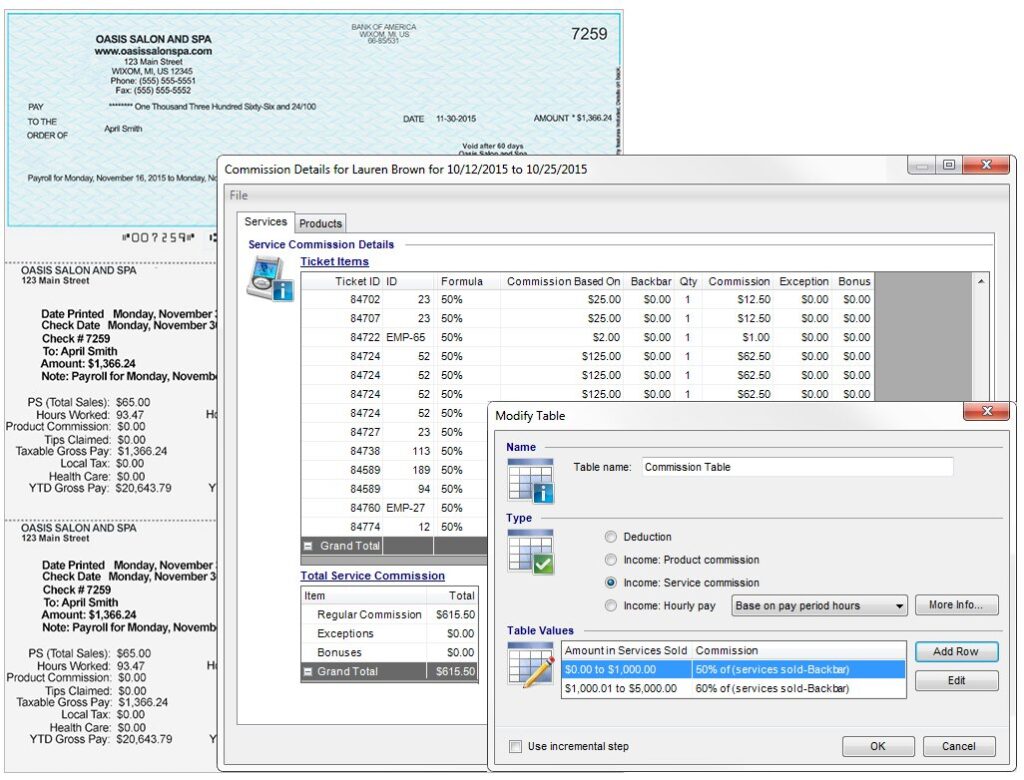 Manage Payroll and Commissions, work from home