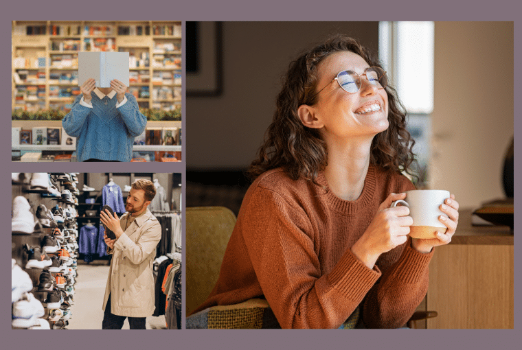 Lighten your mood with occasional treats. You don't have to break the bank, it might be a coffee or a new book. Anything to keep you motivated and reward all your hard work