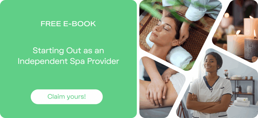 Claim your free e-book on how to start out as an independent spa provider