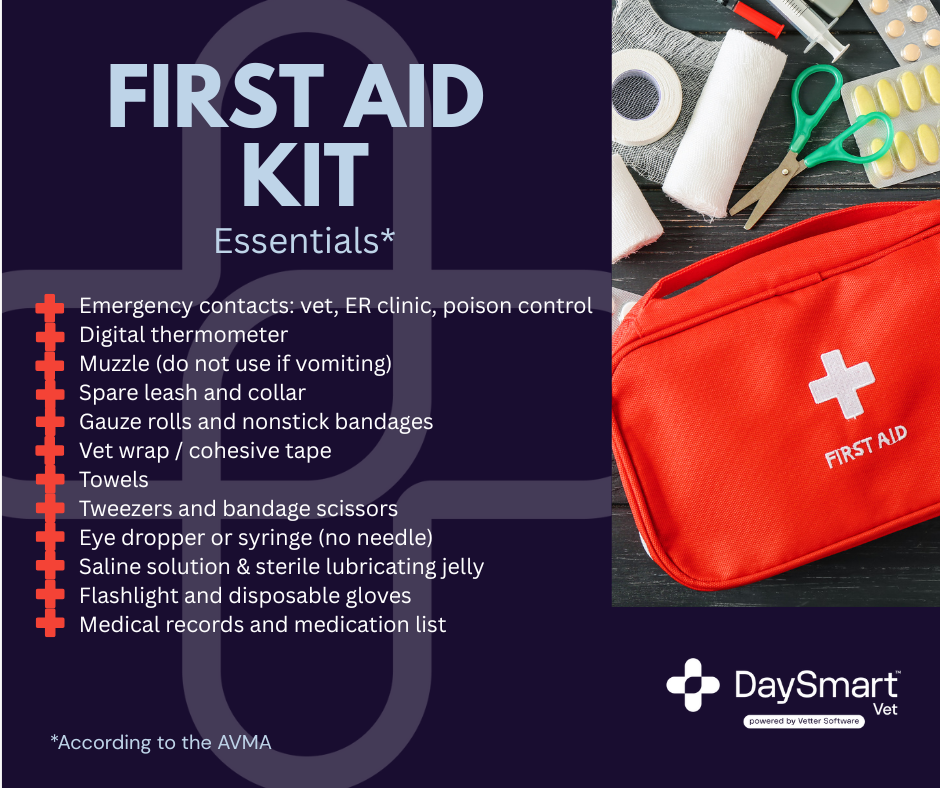 pet heat safety first aid kit