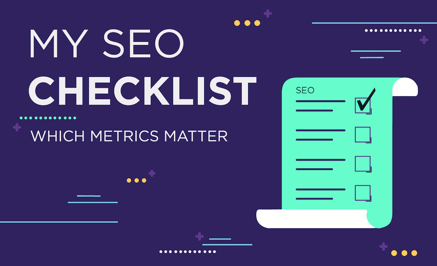 Featured image for My SEO Checklist post